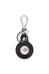 DOLCE & GABBANA DAUPHINE LEATHER AIR TAG KEYRING