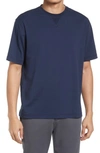 Bugatchi Short Sleeve Crewneck T-shirt In Navy