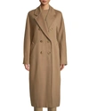 MAX MARA WOOL-CASHMERE DOUBLE-BREASTED MADAME COAT