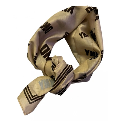 Pre-owned Dkny Scarf In Multicolour