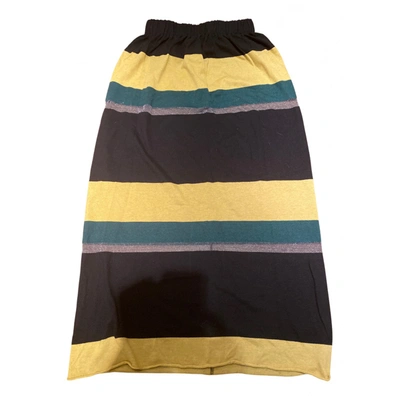 Pre-owned Jijil Wool Skirt In Multicolour