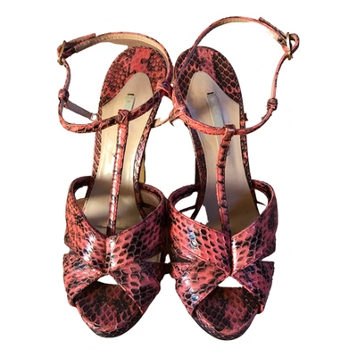 Pre-owned Nicholas Kirkwood Leather Sandals In Multicolour