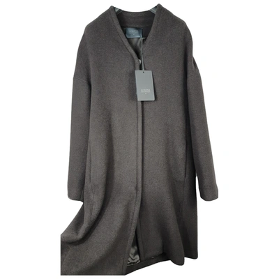 Pre-owned Lorena Antoniazzi Cashmere Coat In Anthracite