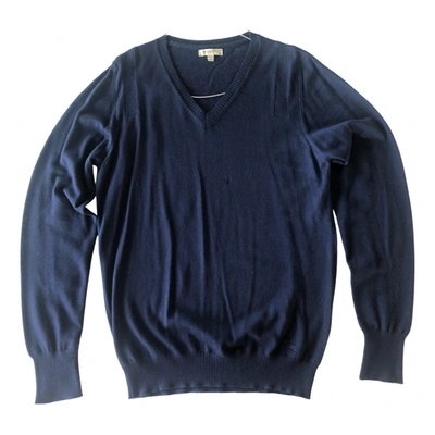 Pre-owned Burberry Knitwear & Sweatshirt In Blue