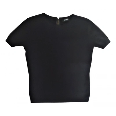 Pre-owned Max & Co Top In Black