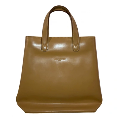 Pre-owned Lancaster Handbag In Camel