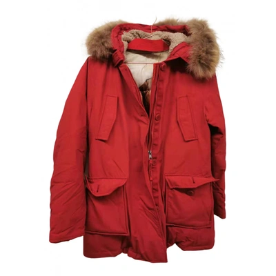 Pre-owned Freedomday Coat In Red