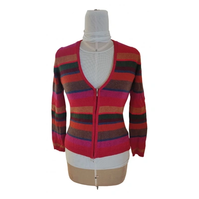 Pre-owned Gallo Wool Cardigan In Multicolour