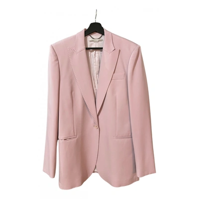 Pre-owned Stella Mccartney Wool Blazer In Pink