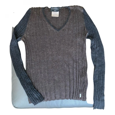 Pre-owned Chanel Cashmere Knitwear In Brown