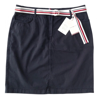 Pre-owned Tommy Hilfiger Skirt In Navy