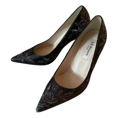 Pre-owned Lk Bennett Patent Leather Heels In Black