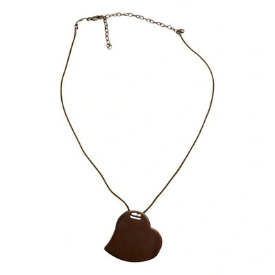 Pre-owned Furla Necklace In Silver