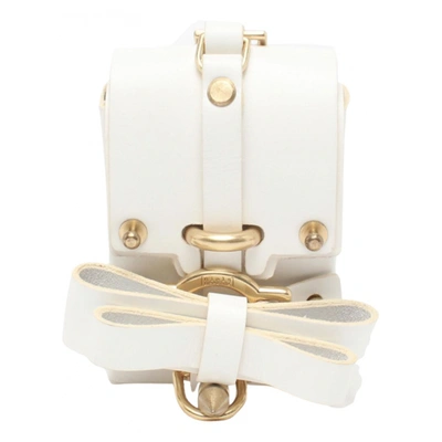 Pre-owned Niels Peeraer Leather Handbag In White
