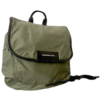 Pre-owned Mandarina Duck Backpack In Green