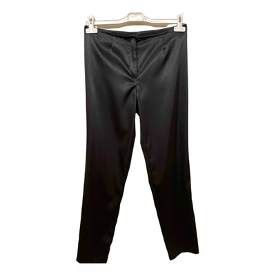 Pre-owned Dolce & Gabbana Slim Pants In Black