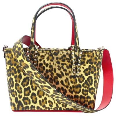 Pre-owned Christian Louboutin Leather Tote In Brown