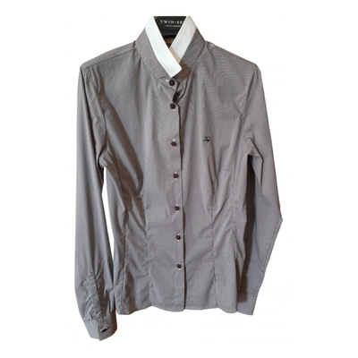 Pre-owned Fay Shirt In Grey