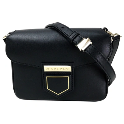 Pre-owned Givenchy Nobile Leather Handbag In Black