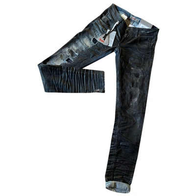 Pre-owned Ohne Titel Slim Jeans In Blue