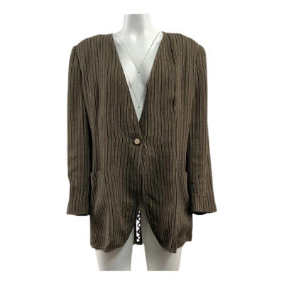 Pre-owned Sartoriale Linen Blazer In Multicolour