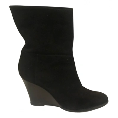 Pre-owned Lk Bennett Ankle Boots In Black