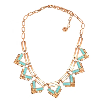 Pre-owned Stella & Dot Necklace In Gold