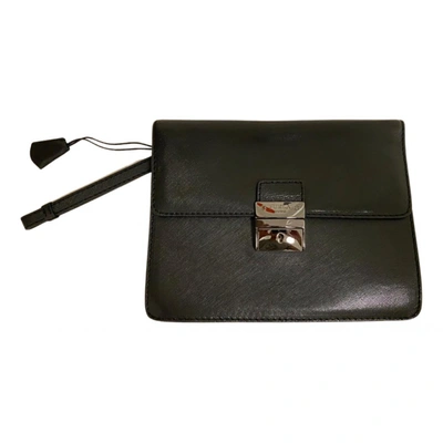 Pre-owned Furla Leather Bag In Black