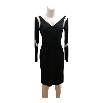Pre-owned Compagnia Italiana Mid-length Dress In Black