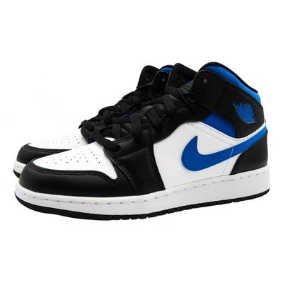 Pre-owned Jordan 1 Leather Trainers In Multicolour