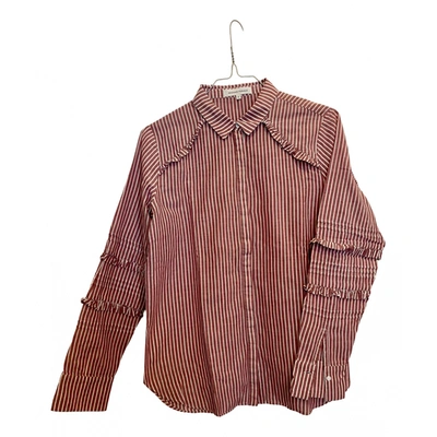 Pre-owned Second Female Shirt In Burgundy