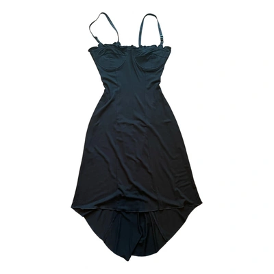 Pre-owned Denny Rose Mid-length Dress In Black