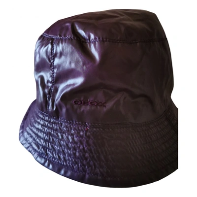Pre-owned Geox Cap In Purple