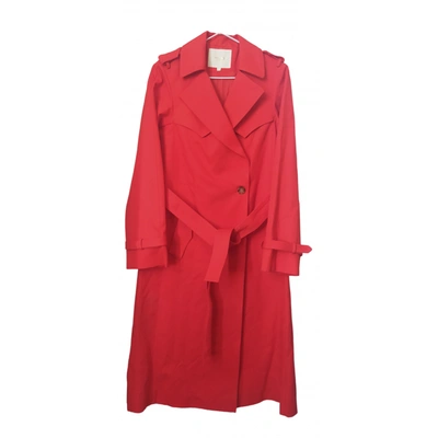 Pre-owned Maje Dufflecoat In Red
