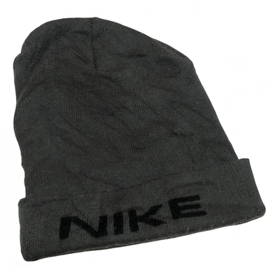 Pre-owned Nike Beanie In Grey