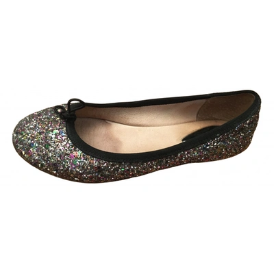 Pre-owned Bloch Glitter Ballet Flats In Multicolour