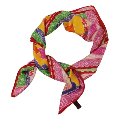 Pre-owned Etro Silk Neckerchief In Multicolour