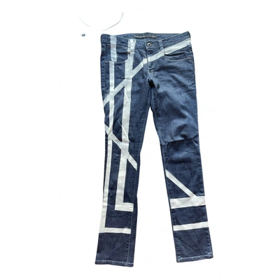 Pre-owned Neil Barrett Slim Jean In Blue