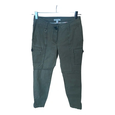 Pre-owned Burberry Slim Jeans In Green