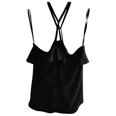 Pre-owned Dsquared2 Silk Top In Black