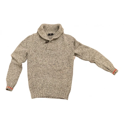 Pre-owned Fay Wool Pull In Grey