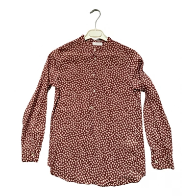 Pre-owned Forte Forte Blouse In Burgundy