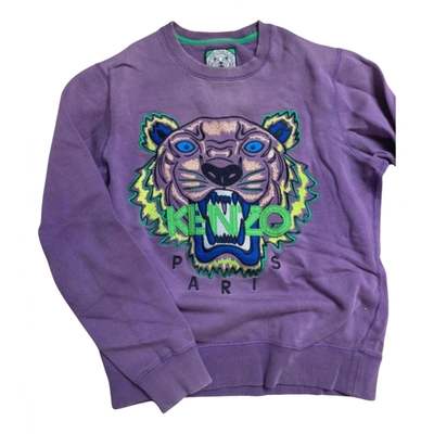 Pre-owned Kenzo Tiger Sweatshirt In Purple
