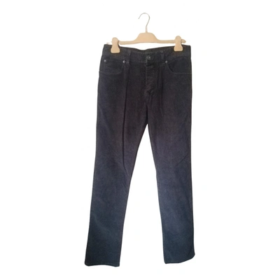 Pre-owned James Perse Trousers In Blue