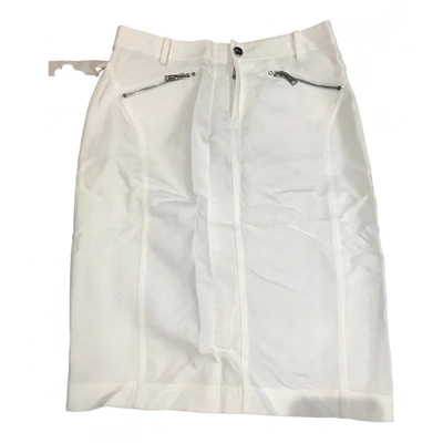 Pre-owned Ralph Lauren Mid-length Skirt In White