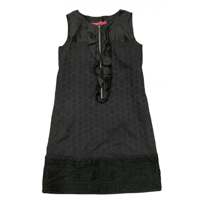 Pre-owned Anna Sui Mini Dress In Black