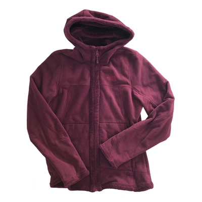 Pre-owned The North Face Sweatshirt In Burgundy