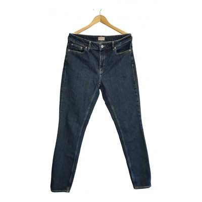 Pre-owned By Malene Birger Slim Jeans In Blue