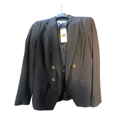 Pre-owned Michael Kors Wool Short Vest In Blue