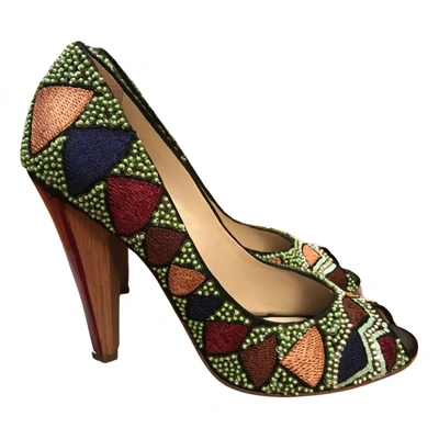 Pre-owned Etro Heels In Multicolour